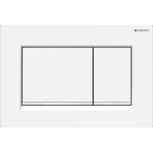 Geberit Sigma30 115.883.01.1 Çift Basmalı Mat Beyaz/beyaz/mat Be