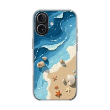 İphone 17 Uyumlu Deniz Yıldızı Tatilde Baskılı Silikon Kılıf