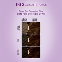 Açık Altın Kahve Renkli Saç Boyası 5-50
