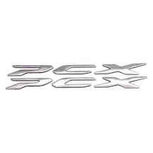 Honda Pcx 2014 - 2025 Uyumlu Sele Altı Metal Yazı Seti Nikel