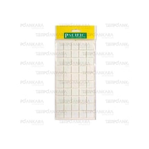 Pacific Beyaz Yapışkanlı Keçe 20mm X 20mm