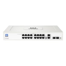 Wı-tek Wıkıng Wk-ps320gf 16 Port 10/100/1000 16 Port Poe 2 Port Uplınk +2 Sfp 195w Yonetılemez Rack Mount Swıtch