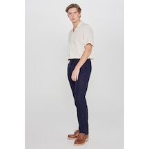 Lee %100 Keten Regular Fit Cepli Erkek Pantolon L2610018410 Lacivert