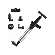 Sones Tuvalet Borusu Tarama Makinesi Tuvalet Kanalizasyon Zemin Drenajı Tıkalı Ev Yüksek Basınçlı Pnömatik Alet Siyah