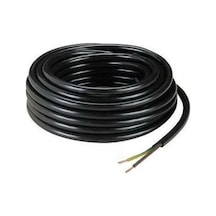 2x1,5 Ttr Cca 100 Metre Siyah Renk Elektrik Kablosu 1