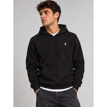 Hummel Pulse Sweat Hoodie 922597-2001 Siyah Erkek Hoodie