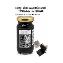Linol Mürekkebi 100 Ml 1 Adet Lutart Linol Baskı Boya Mürekkebi Blok Baskı Sanat Su Bazlı Matbaa Mürekkebi Hobi Siyah