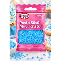 Tatlıların Yıldızı Mavi Kristal Pasta Süsü 10 G Işıltılı Pasta & Cupcake Süsü - 931261923