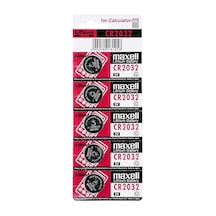 Maxell Cr2032 3v Lityum Düğme Pil 5'li Paket Evimdeyokyok