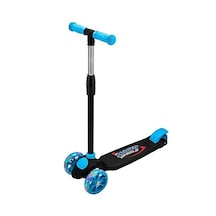 Beren Oyuncak Runner 3 Tekerlekli Işıklı Çocuk Scooter Mavi