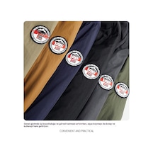 Erkekler İçin Kışlık Polar Astarlı Ve Kalınlaştırılmış Ceket Haki