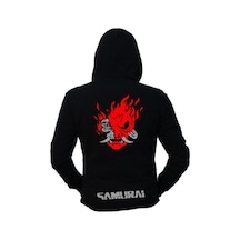 Tarzsokak Cyberpunk Unisex Kapüşönlu Hoodie Siyah
