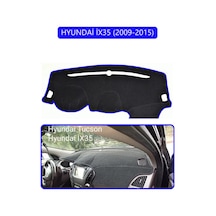 Hyundai İx35 2009-2015torpido Koruma Halısı Mavi Kenar