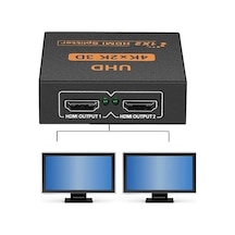 2 Port Uhd 4K Hdmi Splitter Switch 4435A Çoklayıcı Çoğaltıcı Çok