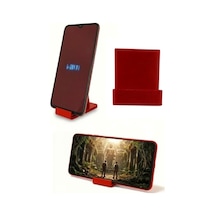 Tr Mini Masa Üstü Cep Telefonu Tablet Tutucu Tutacağı Standı Us-t004 4 4 4 4 Cm Kırmızı