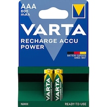 Varta 800Mah Aaa Şarjlı İnce Pil 2 Adet Pil 800 Mah