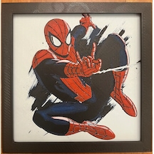 Spiderman 3d Baskı Tablo Çerceve