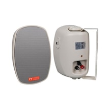 Magicvoice Mv-22 12 Cm 40 Watt Komütatörlü Hat Trafolu Krem Beyaz Sütun Hoparlör 2'li Takım