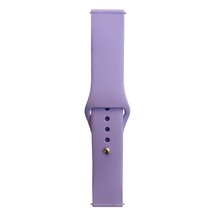 Huawei Gt2 42mm Band Serisi 20mm Klasik Kordon Silikon Strap Kayış-lila