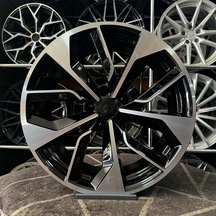 18 İnç 5x112 Audi Siyah Elmas Kesim Jant Modeli Audi