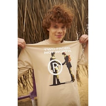 Flood Of Style Unisex Two Faced Tshirt Taş Gri