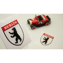 Berlin Logo Damla Silikon Sticker 2 Li Set