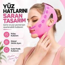 Yüz Korsesi Çene Ve Gıdı Bandı Ayarlanabilir Yüz Bakım Korsesi