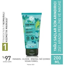 Yves Rocher Pure Detox Yağlı Saçlar İçin Arındırıcı Peeling ve Maske 200 ML