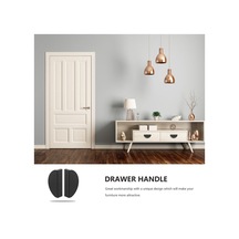 Adet Basit Yarım Dairesel Kulp Hafif Lüks Dolap Kulpu Dolap Kapı Kulpu