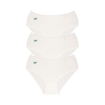 Dondeza 3'Lü Bambu  L / Xl Beden Ekru 12 Kadın Külot Ekru 12