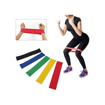 Spor Outdoor Tpe Elastik Pilates Direnç Bantları 5 Adet