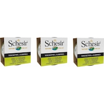Schesir Jelly Ton Balıklı ve Mahi Mahili Yetişkin Kedi Konservesi 3 x 85 G