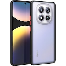 Newface Xiaomi Redmi Note 14 Pro Plus Kılıf Montreal Silikon Kapak - Siyah Siyah