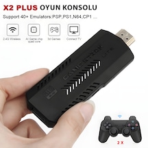 X2 Plus Game Stick Güncellenmiş Sürüm Oyun Kartı İyileştirilmiş, Retro i Oyun Konsolu