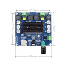 2 X 100w Bluetooth 5.0 Amfi Devresi Tda7498 Tf Kart Xh-a105