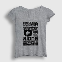 Presmono Kadın Stranger The Doors T-Shirt