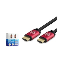 Hdmi 2.0 Kablo 20 M Od 8.0 Mm - Siyah Kirmizi Hdx2036
