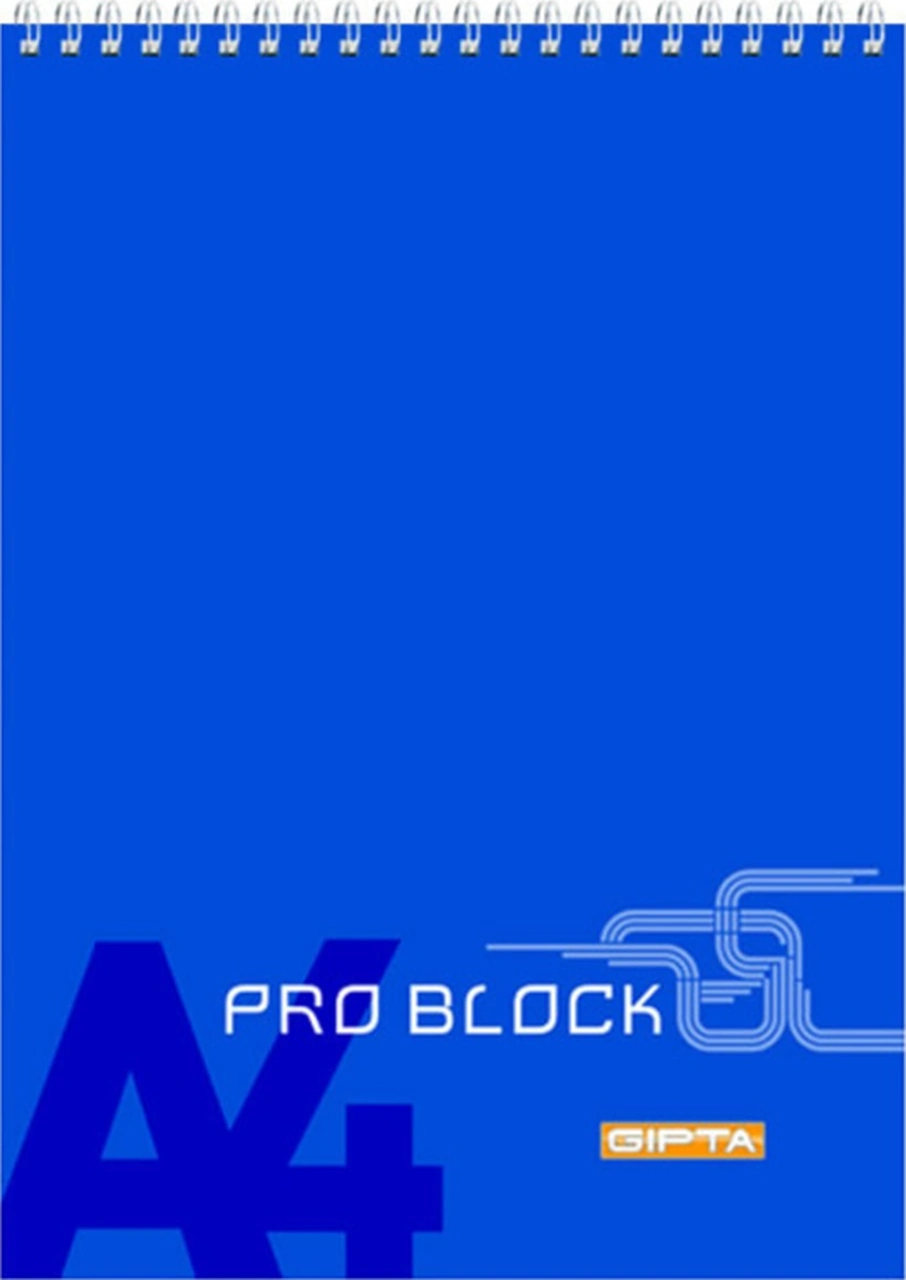 Bloknot Pro-block Spiralli Karton Kapak Çizgili 40 Yp A7 12 Li Paket Karışık Renk 1660 Beyaz