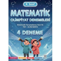 Altın Nokta Yayınları 4. Sınıf Matematik Olimpiyat Denemeleri 4 Deneme