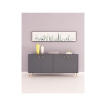 Lara 160 Cm Konsol Antrasit - Antrasit Antrasit-antrasit