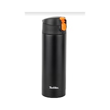 Tantitoni Mat Siyah Paslanmaz Çelik Termos 450 Ml Siyah