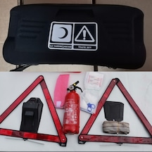 Trafik Setilüx Metal Ayaklı Reflektörlü ve Yangın Tüplü