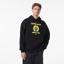Market Smiley Call My Lawyer Bear Erkek Siyah Hoodie Mkt25fw-hd0248 Siyah