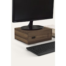 Woodsaka Reka Bilgisayar Yanı Masa Düzenleyici - Monitor Altlığı