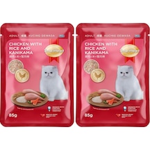 Smartheart Pouch Kanikama Tavuk Ve Pirinçle 85 Gr 2 Paketi 103 Ivory