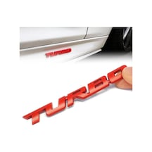 Turbo Kırmızı Çamurluk Yazısı 3m 3d Abs Renault Chamade