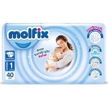 Molfix Yenidoğan Bebek Bezi 1 Numara 2-5 Kg 40 Adet
