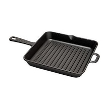 Sürel Döküm 25 Cm Kare Izgara Tava Mat Siyah