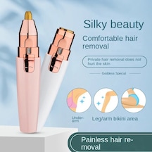 Carrier-kadın Elektrikli Tıraş Makinesi Elektrikli Kadın Tıraş Bacak Yüz Epilatör Bikini Koltukaltı Kamu Saç Şarj Edilebilir Taşınabilir Beyaz