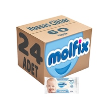 Molfix Islak Havlu Mendil Izotonik Hassas Ciltler 24 Lü Set 60 Ya